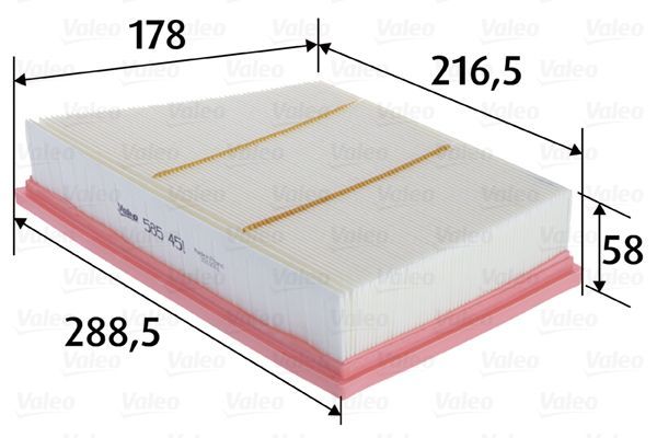 Hava Filtresi  Land Rover Freelander 2 (LN)(01.2007->)  VALEO 585451