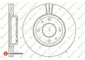 Fren Disk Ayna Ön Sağ ve Sol EUROREPAR 1667853180  1667853180 517123D100 517123D300 517123L050 517123C100