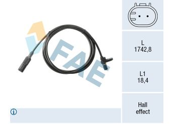 Abs Sensörü Arka Sol TRW GBS2705  9065401917 A9065401917 906 540 19 17 A 906 540 19 17