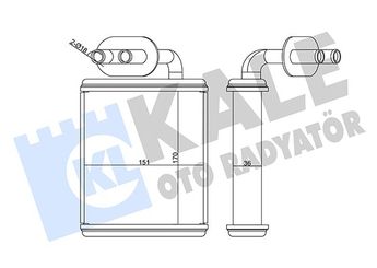 Kalorifer Radyatörü  KALE 358660  897101637254 897240941051 898238504051 8971016370