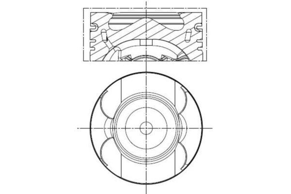 Piston (84.01MM-STD)   MAHLE 013 PI 00156 000