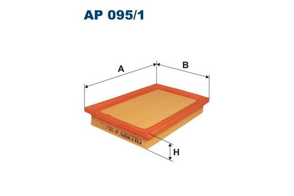 Hava Filtresi  Fiat Uno (146)(08.1983->)  FILTRON AP 095/1