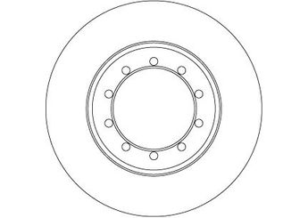 Fren Disk Ayna Arka Sağ ve Sol TRW DF6711  2A315 1488311 8C1V2A315AA 8C1V-2A315-AA