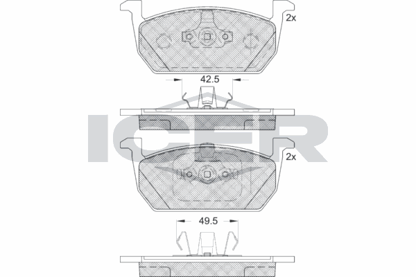 Fren Disk Balata Ön Audi A1 Allstreet (GBH)(05.2022->)  AYD 60908A