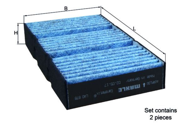 Polen Filtresi  Mercedes GLE -Serisi (BM 166)(04.2015->)  MAHLE LAO 878/S