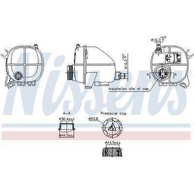Radyatör Yedek Su Deposu  NISSENS 996357