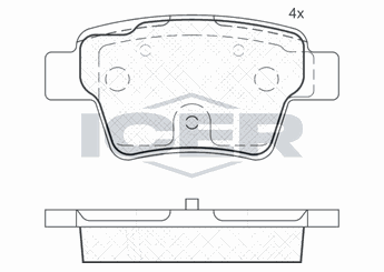 Fren Disk Balata Arka PSA ORJINAL 4254.19  425419 425440 4254.40 425340 4253.40 425401 4254.01 4254.19 8660004504 86 60 004 504 8671019171 86 71 019 171 E172270