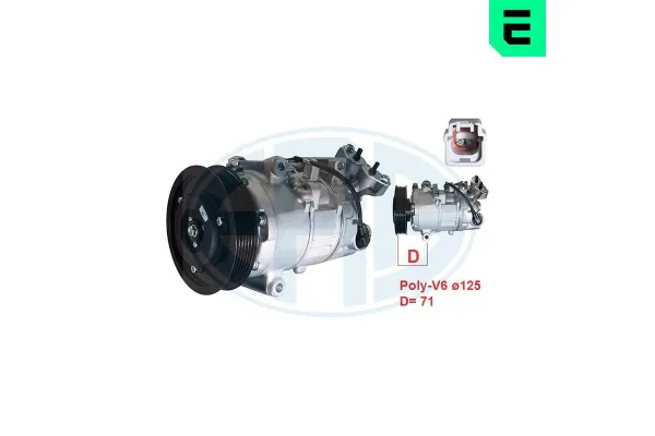 Klima Kompresörü  Renault Megane III HB (10.2008->)  ERA 670128