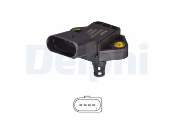 MAP Sensörü  DELPHI PS20073-12B1  3G906051M 3G906051E 03G906051E 03G906051M