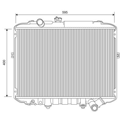 Su Radyatörü  VALEO 701617