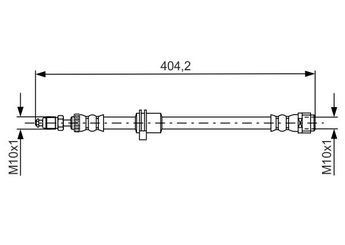Fren Hortumu Ön Sağ veya Sol BOSCH 1 987 481 679  1987481679 1 987 481 679 34306863167 34 30 6 863 167 34306895676 34 30 6 895 676