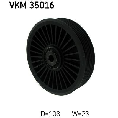 Vantilatör Kayış Gergi Rulmanı  Opel Zafira A (1999->)  SKF VKM 35016