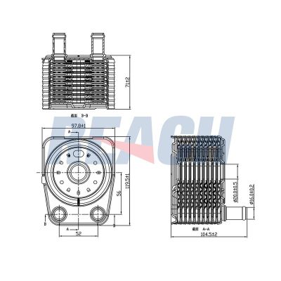 Motor Yağ Soğutucu  FROW 430.1540.003