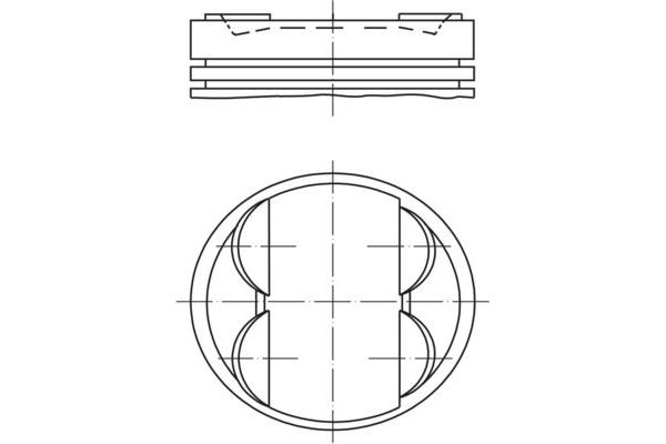 Piston (75.50MM-0.50)  TIK 1T751100-050