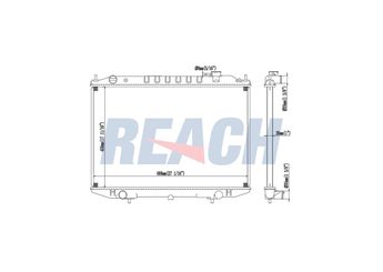 Su Radyatörü  ORİS BNI049016  21410VK505 21411VK505