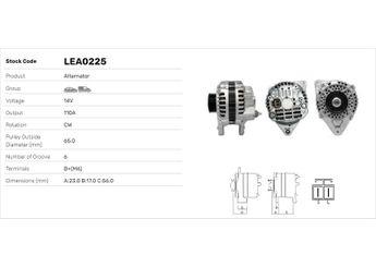 Alternatör  LUCAS ELEKTRIK LEA0225  LEA0225 3730035560 37300-35560 3730035563 37300-35563 3730035570 37300-35570 3730035571 37300-35571 3730035573 37300-35573 A002T01493 A003T12291 A003T12491 A004T01493 A004T03191 A2T01493 A3T12291 A3T12291A A3T12491 A4T01493 A4T01893 A4T03091 A4T03191 AB111033 MD150657 MD160540 MD197469 MD197470 MD324754 MD324755 MD354815