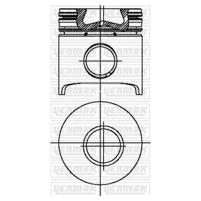 Piston (93.00MM-0.60)  YENMAK 31-03685-060