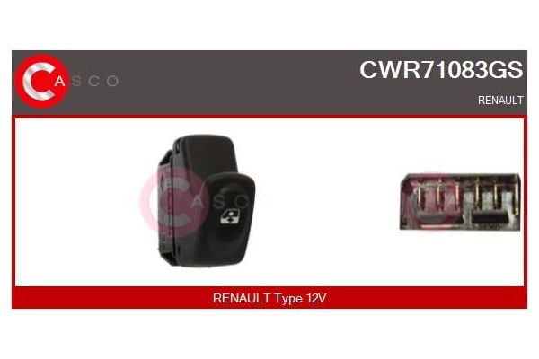 Cam Açma Düğmesi Ön Sağ BRUCKE 7700429999