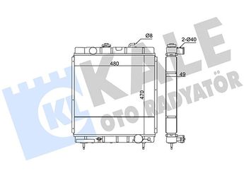 Su Radyatörü  KALE 0404052PA  P60102