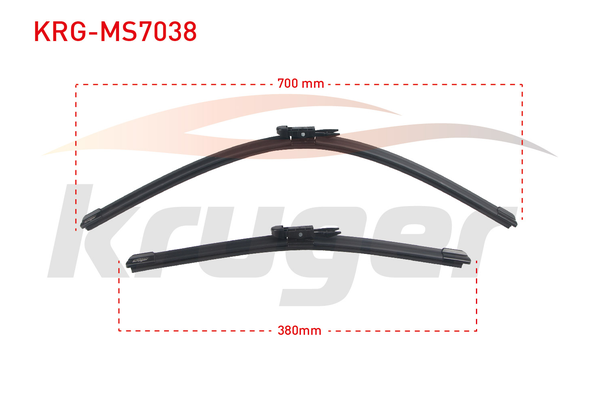 Silecek Süpürgesi Ön  700/380 mm - 28/15 inç KRUGER MS7038