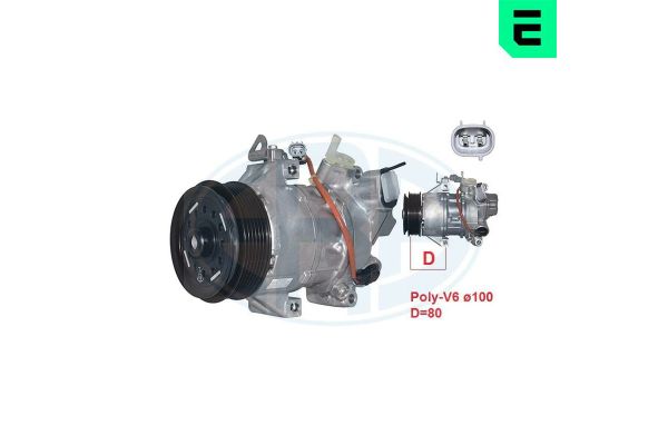 Klima Kompresörü  Toyota Yaris (KSP9/SCP9/NLP9)(2006->)  ERA 670044