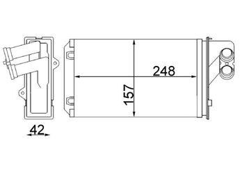 Kalorifer Radyatörü  MAHLE AH 101 000S  644874