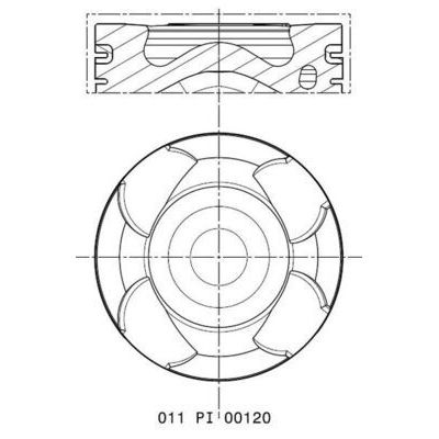 Piston (79.70MM-STD)  NÜRAL 8773466STD000G