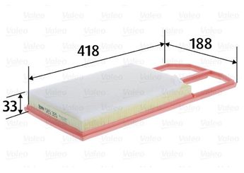 Hava Filtresi  VALEO 585395  6K0129620C