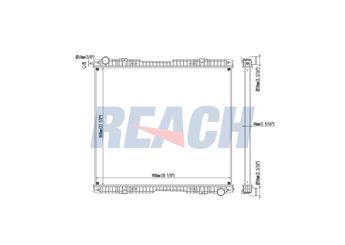 Su Radyatörü  RADISEN RR 640670  1741588 1527653 1784616 1769997 10570485