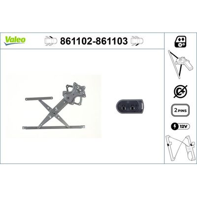 Cam Krikosu Ön Sağ VALEO 861103