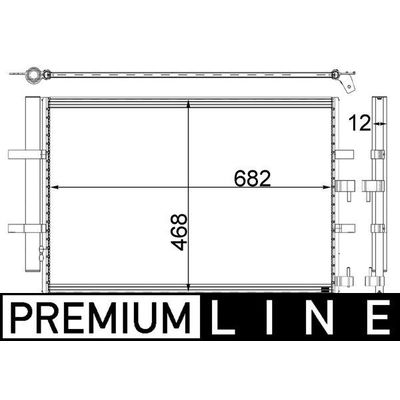 Klima Radyatörü  Ford Transit Otobüs (TTG)(2013->2019)  MAHLE AC 32 000P