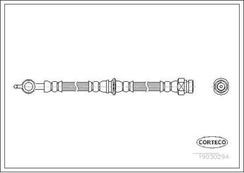 Fren Hortumu Ön Sağ veya Sol FROW 555.1112.011  M862413