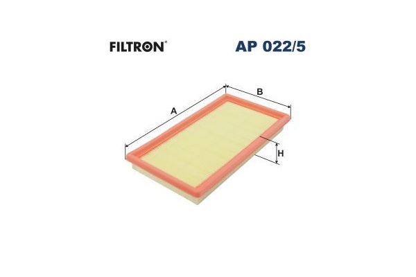 Hava Filtresi  Fiat 500L (351) Living (2013->)  FILTRON AP 022/5