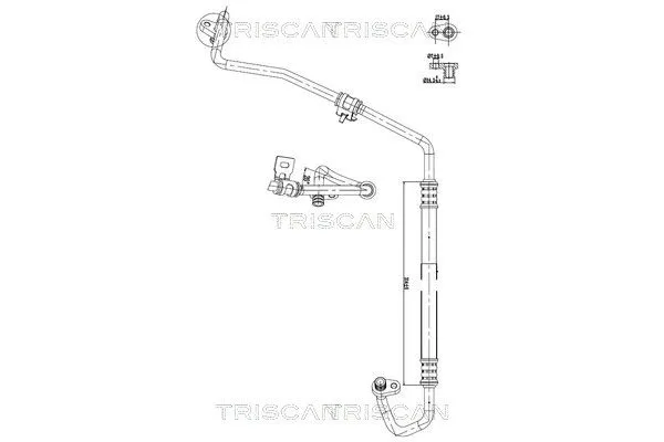 Klima Hortumu  Peugeot 3008 (07.2016->)  PSA ORJINAL 9840709880