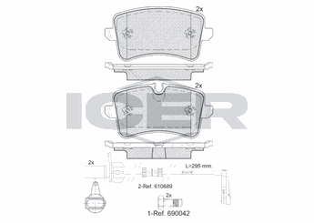 Fren Disk Balata Arka AYD 60947A  4H0698451A 4G0698451H 4G0 698 451 H 4H0 698 451 A 4H0698451C 4H0 698 451 C 4H0698451D 4H0 698 451 D 4H0698451K 4H0 698 451 K 4H0698451L 4H0 698 451 L 4H0698451M 4H0 698 451 M