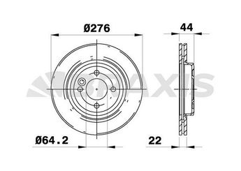 Fren Disk Ayna Ön Sağ ve Sol BRAXIS AE0104  34111502891 34116774984