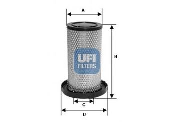 Hava Filtresi  UFI 27.175.00  95599502 95643756 144401 1444-01
