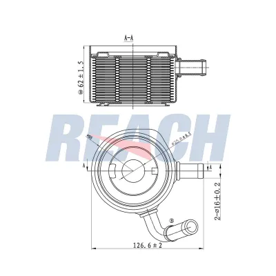 Motor Yağ Soğutucu  Renault Clio Symbol I (Makyajlı)(03.2002->)  BSG 75-506-001