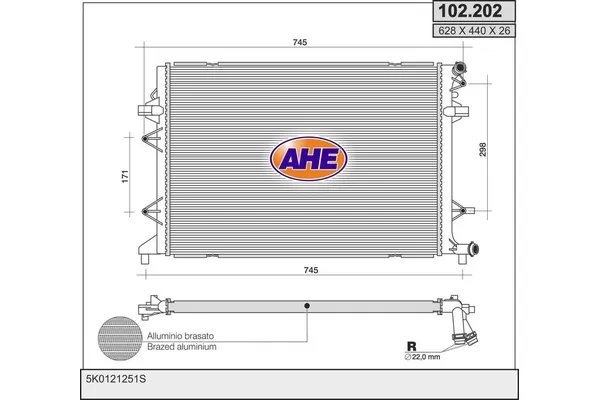 Su Radyatörü  ORİS BHN034016