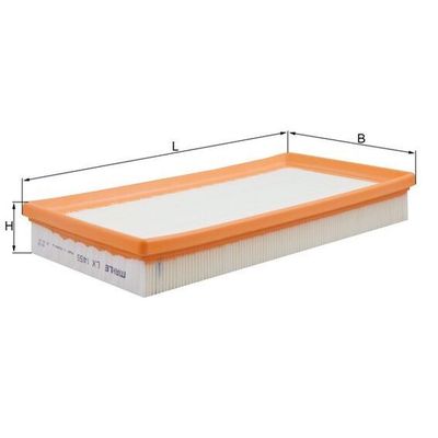 Hava Filtresi  Volkswagen Touran (1T1)(02.2003->2006)  MAHLE LX 1455