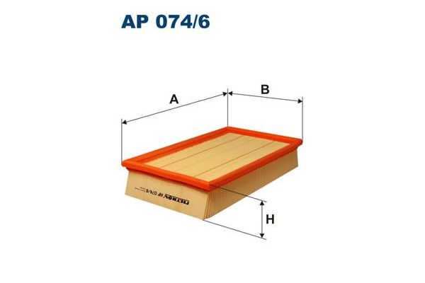 Hava Filtresi  Volvo S40 Sedan (12.2003->)  FILTRON AP 074/6