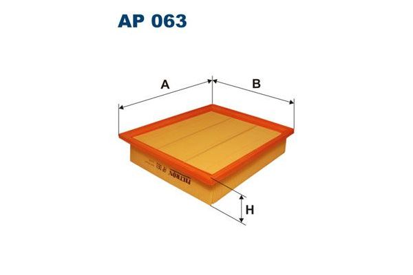 Hava Filtresi  Volkswagen Golf III Variant (1H5)(08.1993->1999)  FILTRON AP 063