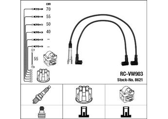 Buji Kablosu  NGK 8621  25998031 025 998 031 200998031D 200 998 031 D