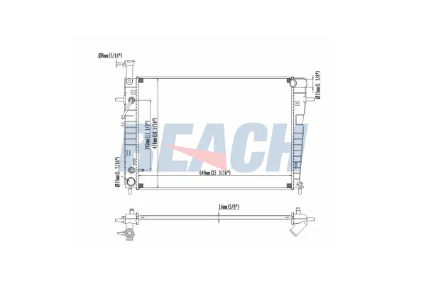 Su Radyatörü  VEKA 16-4402