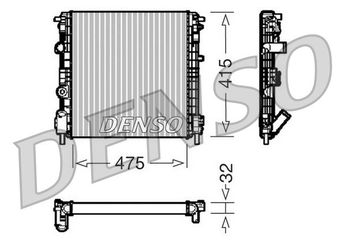 Su Radyatörü  DENSO DRM23015  DRM23015 8200343476 2140000QAY 7700430784 8200033831 8200049080 8200164413