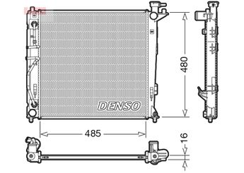 Su Radyatörü  DENSO DRM41007  DRM41007 253102Y010 253102Y020