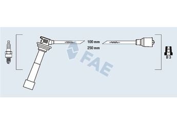 Buji Kablosu  HELLUX HBK3483  33705 51G10 3370566D00 33705-66D00 3370566D00000 33705-66D00-000