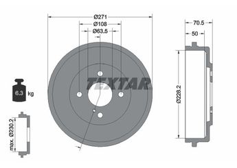 Kampana Arka Sağ veya Sol MAHER 03831  EY161126AA 1752037 1763131 1833868 1949898 AY111126AA AY111126AB AY111126AC