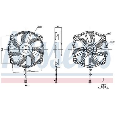 Radyatör Fan ve Motoru  Citroen C4 5 Kapı (08.2010->)  PSA ORJINAL 1253T4