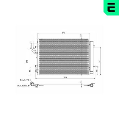 Klima Radyatörü  Kia Venga (YN)(2010->)  ERA 667373